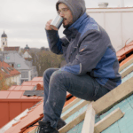 Nino Meier auf dem Dach